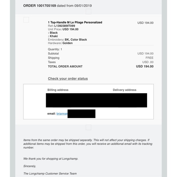 Longchamp Medium Le Pliage - Picture 9 of 12